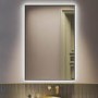 Rectangular Black Backlit LED Bathroom Mirror with Demister 1200 x 800mm - Taurus