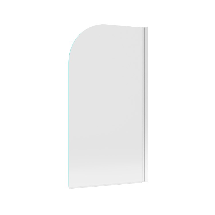 Chrome Pivot Shower Bath Screen 1450 x 775mm - Taurus