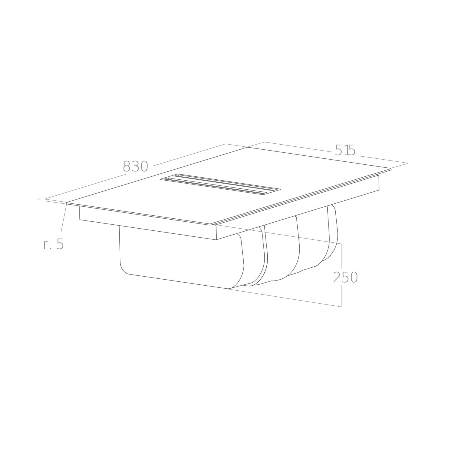 Turbo Air 83cm 4 Zone Induction Venting Hob - Black Glass TB-IMPULSO-80 ...