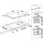 Refurbished Hotpoint TB3977BBF Touch Control 4 Zone Induction Hob Black