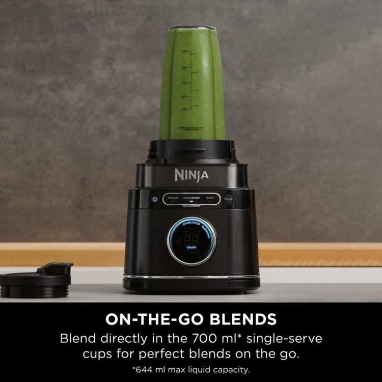 Ninja TB401UK Detect Power Blender & Processor Pro  Black  Smoothies Soups & Crushing Ice