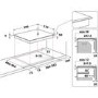 Hotpoint 59cm 4 Zone Induction Hob with Flexi Zone