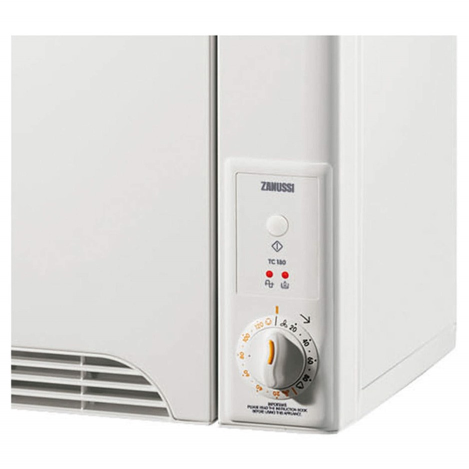 Zanussi TC180W Compact 3.4kg Condenser Tumble Dryer White Appliances