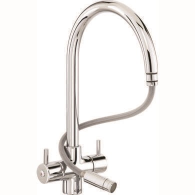 CDA Monobloc Tap With Pull-out Spray