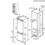 AEG 6000 Series 253 Litre 70/30 Integrated Fridge Freezer