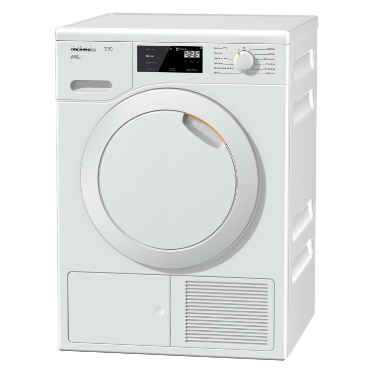 Miele TCE620WP T1 ChromeEdition 8kg Freestanding Heat Pump Condenser Tumble Dryer White