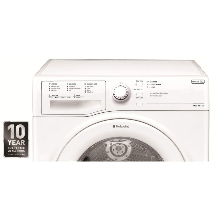 GRADE A2 - Hotpoint TCFS73BGP 7kg Freestanding Condenser Tumble Dryer Polar White