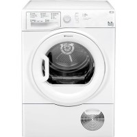 GRADE A1 - Hotpoint TCFS835BGP Aquarius 8kg Freestanding Condenser Tumble Dryer-White