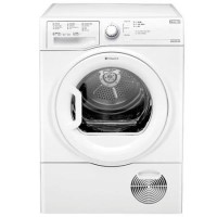 GRADE A1 - Hotpoint TCFS83BGP 8kg Freestanding Condenser Sensor Dryer Polar White