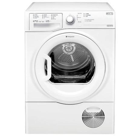 GRADE A1 - Hotpoint TCFS83BGP 8kg Freestanding Condenser Sensor Dryer Polar White