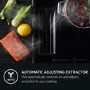 AEG 6000 Series 70cm 4 Zone Venting Induction ExtractorHob