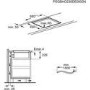 AEG 6000 Series 70cm 4 Zone Venting Induction ExtractorHob