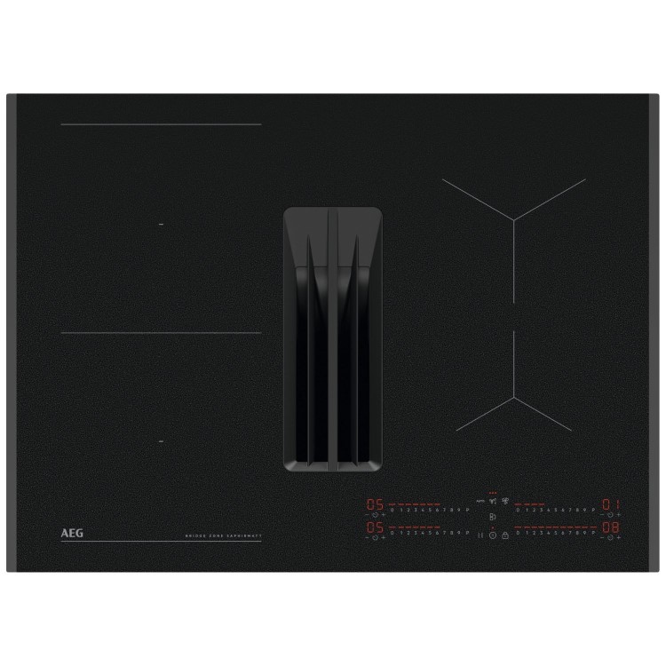 AEG 6000 Series 70cm 4 Zone Venting Induction ExtractorHob
