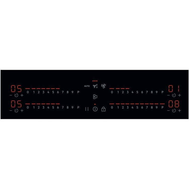 AEG 6000 Series 70cm 4 Zone Venting Induction ExtractorHob