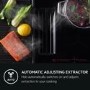 AEG SaphirMatt&reg; 6000 Series 70cm 4 Zone Venting Induction Extractor Hob