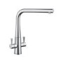 Rangemaster Conical Dual Lever Kitchen Tap - Chrome