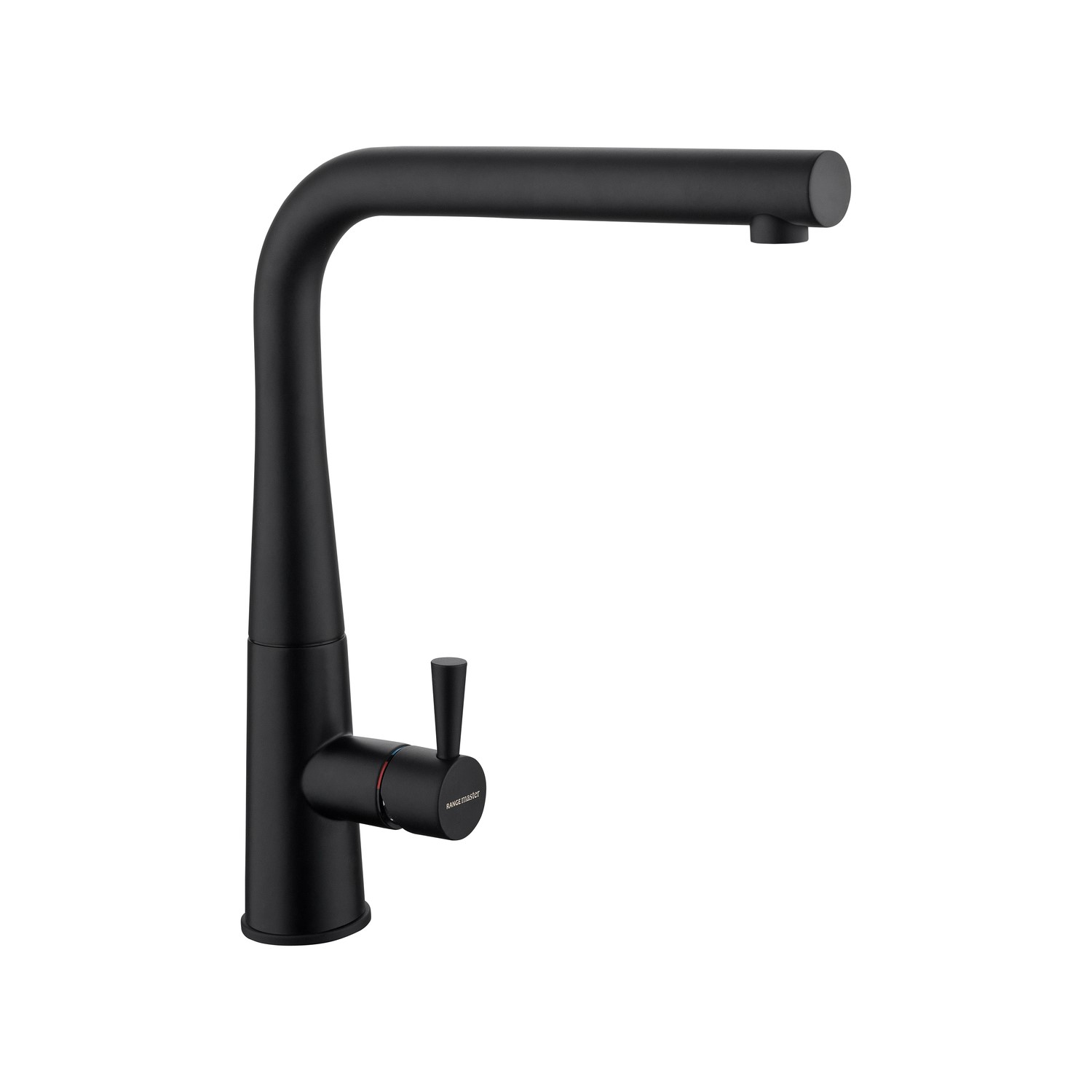 Rangemaster Conical Matte Black Single Lever Mixer Kitchen Tap