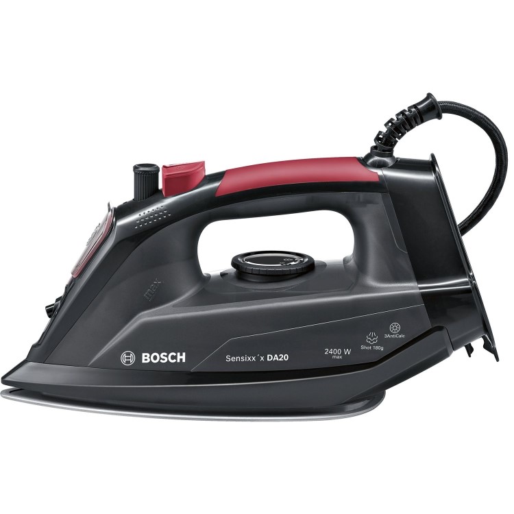 Bosch TDA2080GB Senxixx DA20 Steam Iron - Black & Red