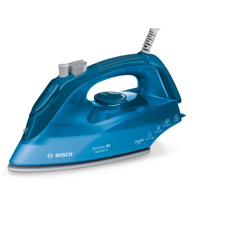 Bosch TDA2670GB Sensixx B1 QuickFill Steam Iron - Ice Blue & Night Blue