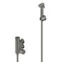 Gunmetal Grey Thermostatic Douche Shower / Bidet Shower Spray Kit - Arissa
