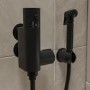 Black Thermostatic Douche Shower Spray Kit - Arissa