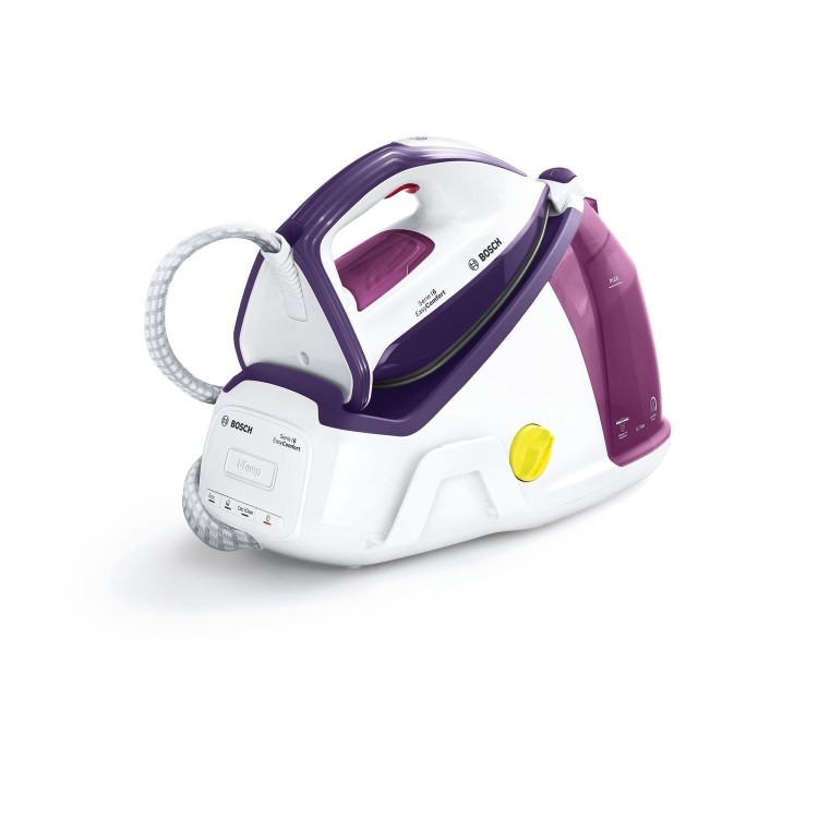 Bosch TDS6030GB Serie 6 EasyComfort Steam Generator Iron White And Deep Berry