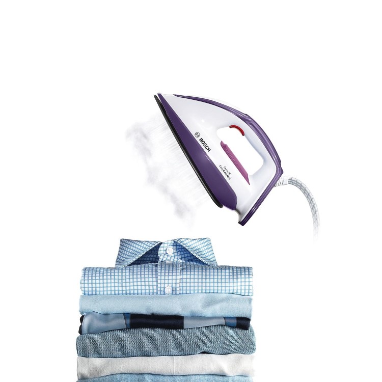Bosch TDS6030GB Serie 6 EasyComfort Steam Generator Iron White And Deep Berry