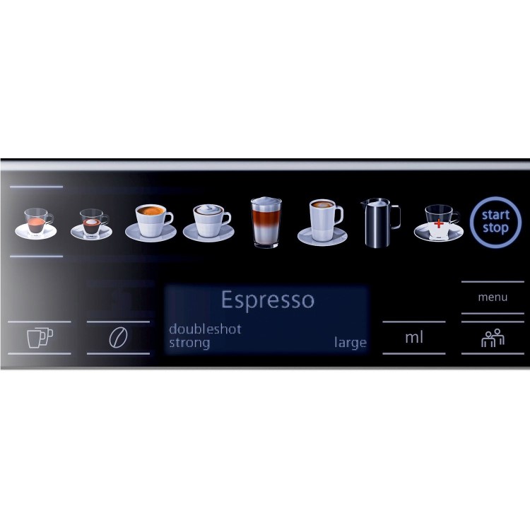 Siemens TE657313RW EQ.6 Plus S700 Fully Automatic Coffee Machine - Black & Stainless Steel