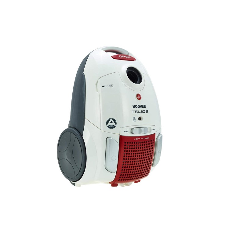 Hoover TE70_TE11001 Telios 700W Bagged Cylinder Vacuum Cleaner Red and White