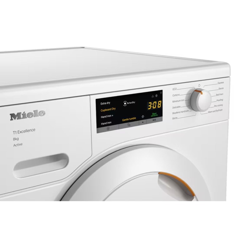 Miele Active 8kg Heat Pump Tumble Dryer - White