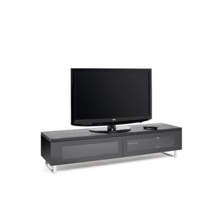 TechLink Panorama PM160B Black TV Cabinet - Up to 80 Inch 