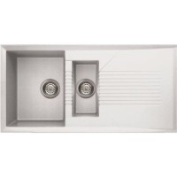 Reginox TEKNO475W 1.5 Bowl Composite Granite Sink White