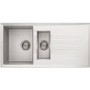 Reginox TEKNO475W 1.5 Bowl Composite Granite Sink White