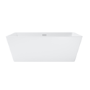 GRADE A1 - Small Freestanding Double Ended Bath 1300 x 700mm - Tetra