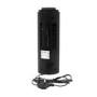 electriQ 13 Inch Quiet Oscillating Tower Fan - Black