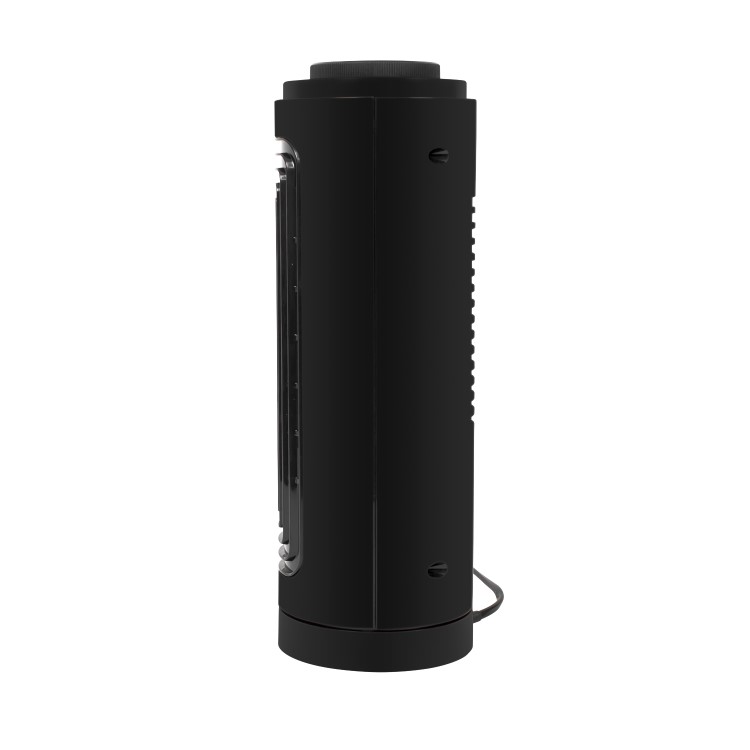 electriQ 13 Inch Quiet Oscillating Tower Fan - Black