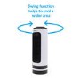 electriQ 13 Inch Quiet Oscillating Tower Fan - White