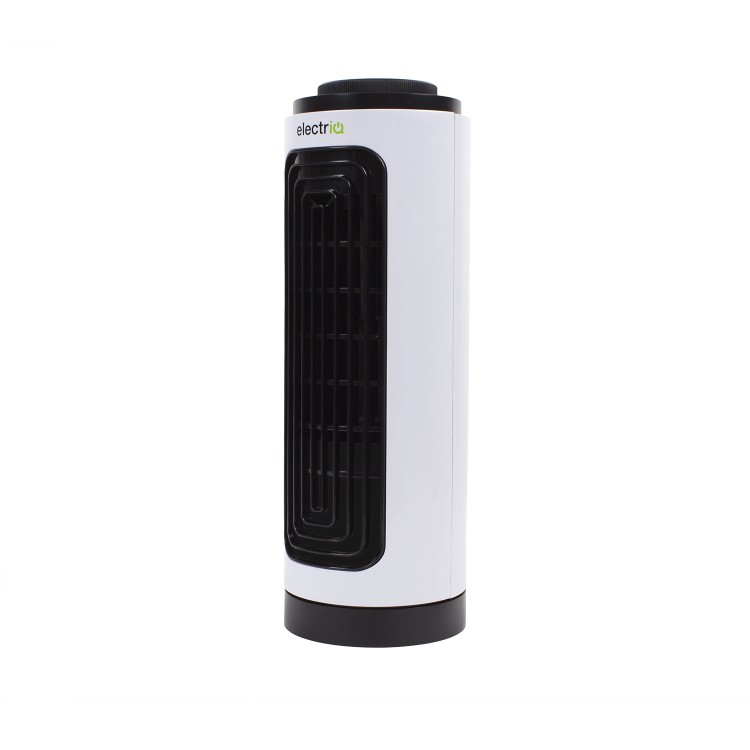 GRADE A1 - electriQ Slim Tower Fan with Oscillation and 3 speed settings - White