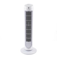 electriQ 29 Inch Oscillating Tower Fan - White electriQ 29 Inch Oscillating Tower Fan - White