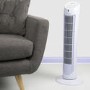 Refurbished electriQ 29 Inch Oscillating Tower Fan - White