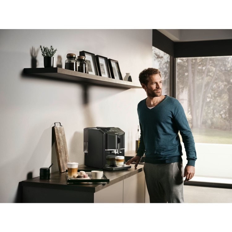 Siemens EQ300 Fully Automatic Bean To Cup Coffee Machine - Black