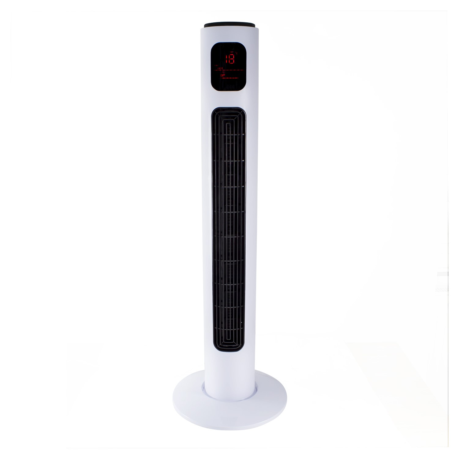 Refurbished electriQ 38 Inch Tower Fan with Temperature Display Remote Control 3 Speed Settings Time