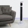Refurbished electriQ 38 Inch Oscillating Tower Fan - White