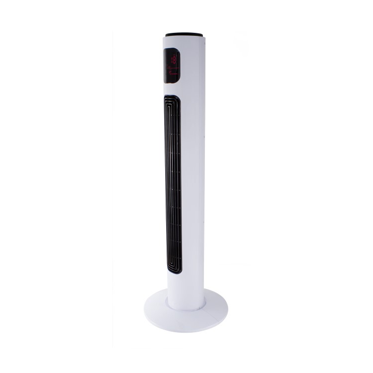 Refurbished electriQ 38 Inch Oscillating Tower Fan - White