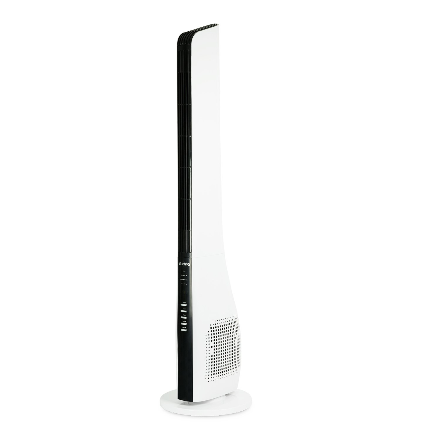 electriQ 44 Inch Tower Fan with Remote Control 3 Speed Settings Timer & Oscillation Functions