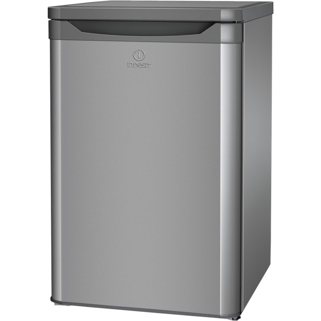 Indesit TFAA10S 55cm Wide Freestanding Under Counter Fridge Silver