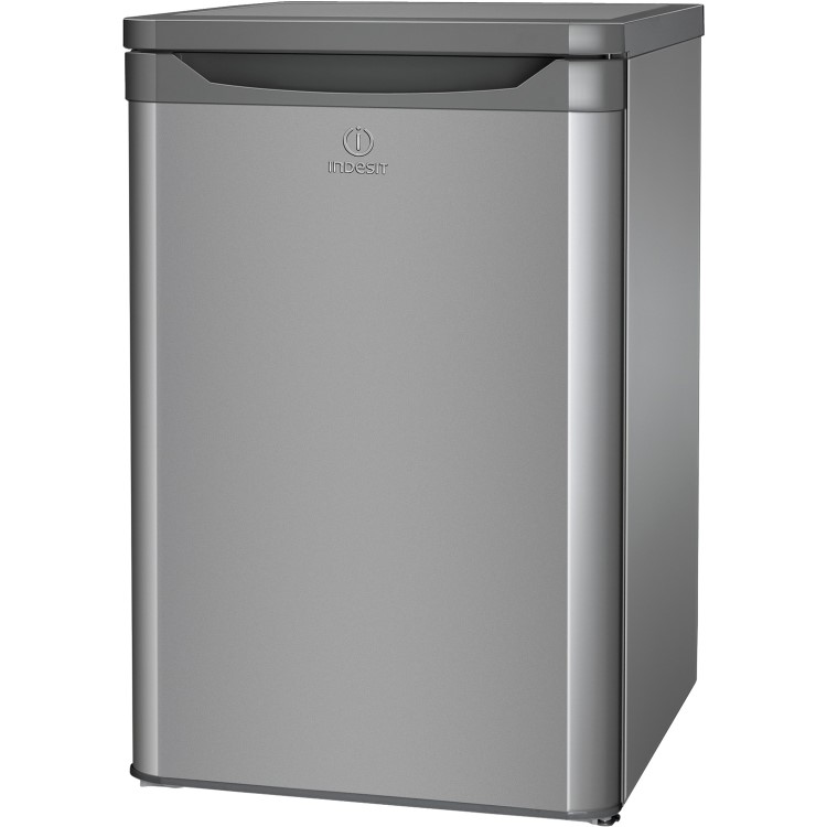 GRADE A2 - Indesit TFAA10S 45cm Wide Freestanding Under Counter Fridge - Silver