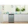 GRADE A2 - Indesit TFAA10S 45cm Wide Freestanding Under Counter Fridge - Silver