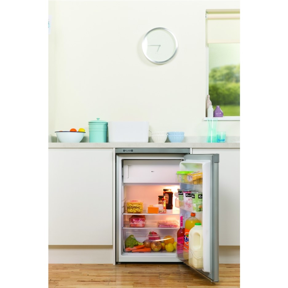 Indesit TFAA10S 55cm Wide Freestanding Under Counter Fridge Silver
