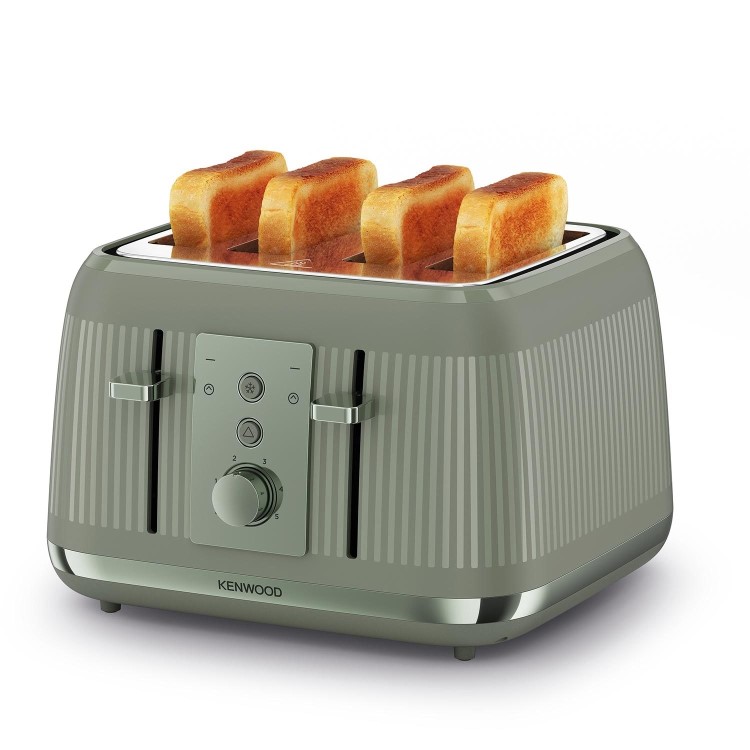 Kenwood TFP30.000GN Dusk 4 Slice Toaster - Olive Green